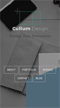 Mobile Screenshot of cullumdesign.com
