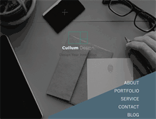 Tablet Screenshot of cullumdesign.com
